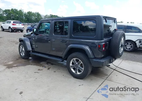2022 Jeep Wrangler Unlimited Sahara 4X4 from USA, damaged, VIN 1C4HJXEG6NW103779